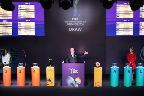 Sorteo Copa Mundial Femenina Sub-20 de la Fifa Colombia 2024