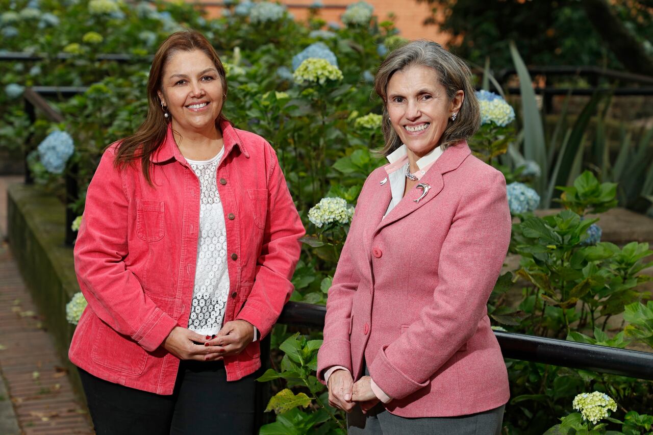Luisa Llanos y Maria Isabel Pérez Piñeros ,directora ejecutiva de está organización, han impulsado a través de la Corporación Mundial de la Mujer la idea de la economía circular en los productos.