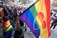 Marcha del orgullo gay en Bogotá.