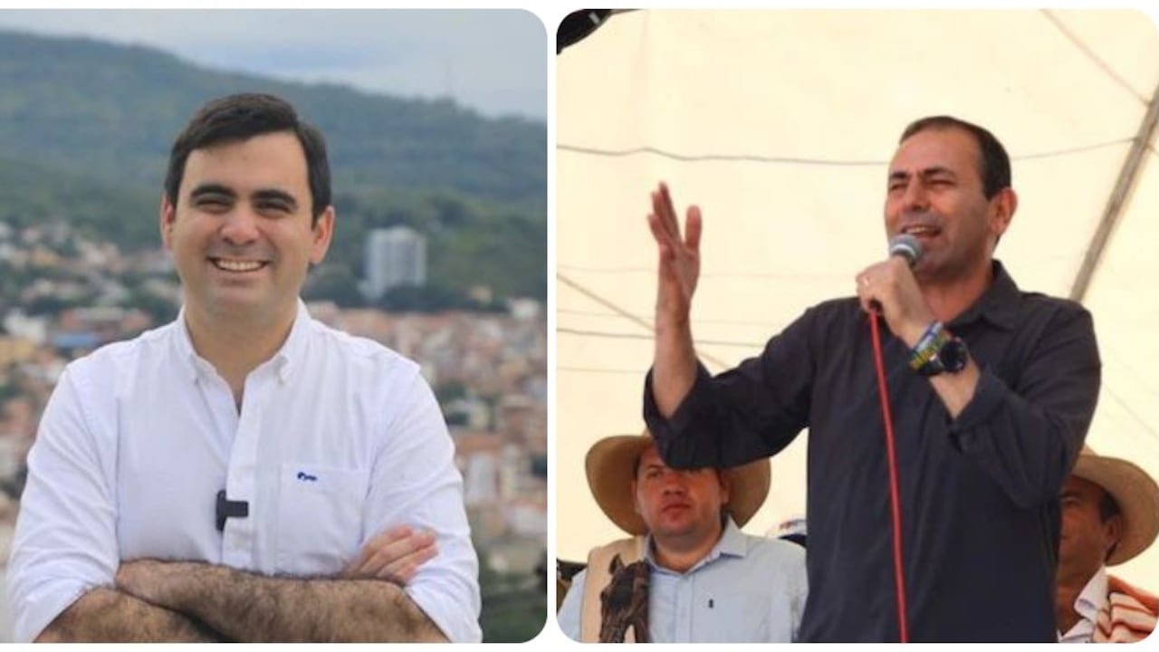 Héctor Mantilla y Juvenal Díaz, son candidatos a la Gobernación de Santander.