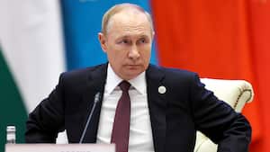 CORRECTS DATE OF XI'S VISIT, FILE - Russian President Vladimir Putin attends the Shanghai Cooperation Organization (SCO) summit in Samarkand, Uzbekistan, on Sept. 16, 2022. China said Friday, March 17, 2023, President Xi will visit Russia from Monday, March 20, to Wednesday, March 22, 2023, in an apparent show of support for Russian President Putin. (Sergei Bobylev, Sputnik, Kremlin Pool Photo via AP, File)
