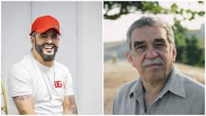 Nelson Velásquez y Gabriel García Márquez, respectivamente.