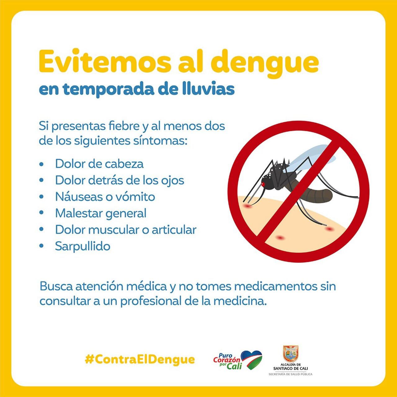 Estos son algunos de los síntomas del dengue.