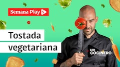 Tostada vegetariana | Leonardo Moran en Cocina Saludable