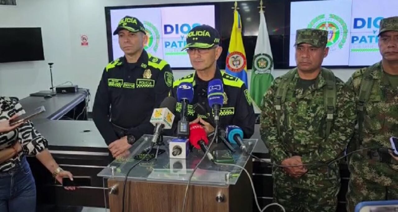 El brigadier general Jorge Urquijo, comandante Policía Metropolitana de Barranquilla.