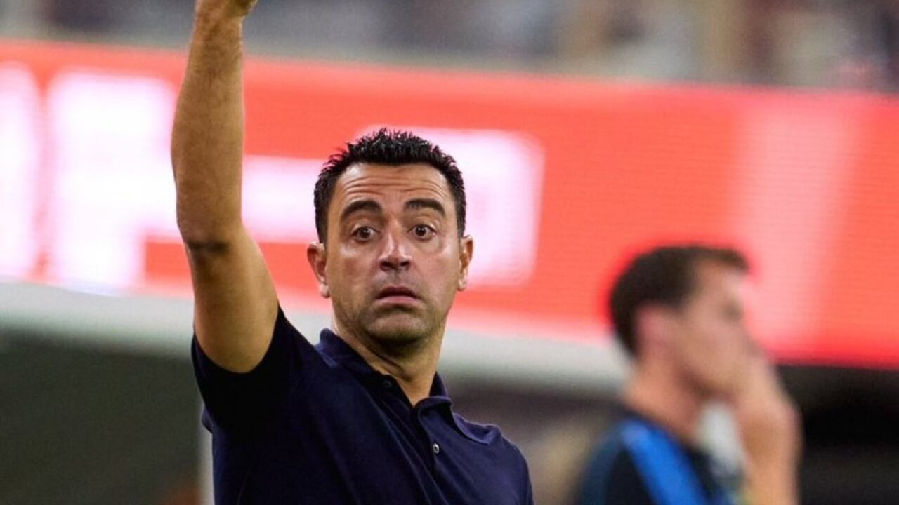 Xavi Hernández, DT del Barcelona.