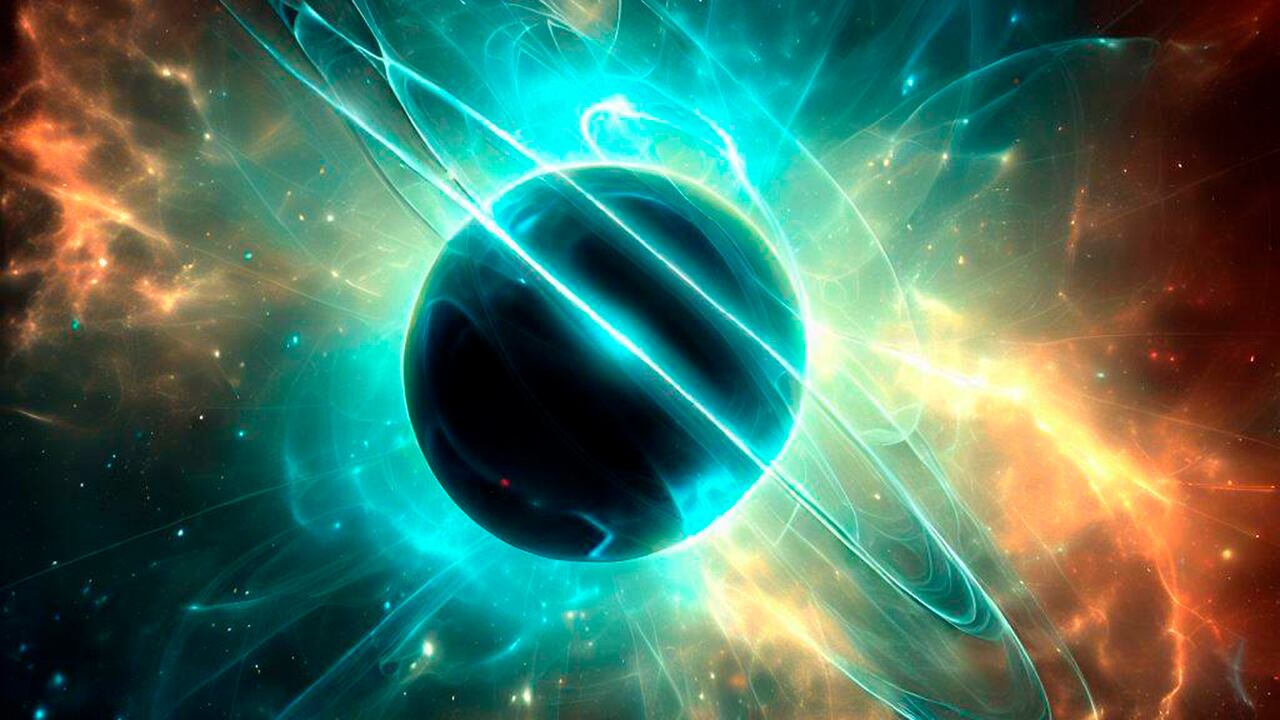 Ilustración de un Magnetar, uno de los fenómenos más extraños que ocurren en el espacio exterior.