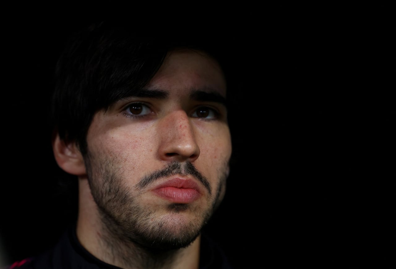 FILE PHOTO: Soccer Football - Champions League - Group F - Newcastle United v Borussia Dortmund - St James' Park, Newcastle, Britain - October 25, 2023  Newcastle United's Sandro Tonali before the match Action Images via Reuters/Lee Smith/File Photo