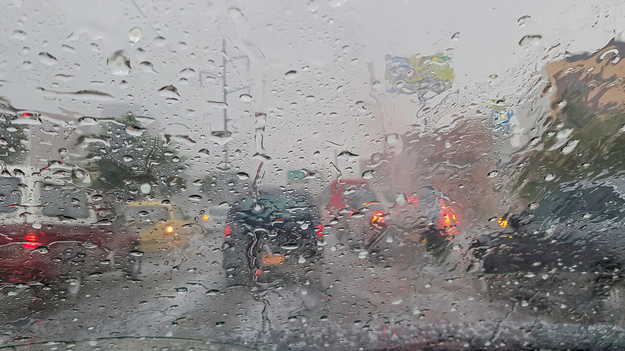 Foto de referencia de las lluvias en Bogotá