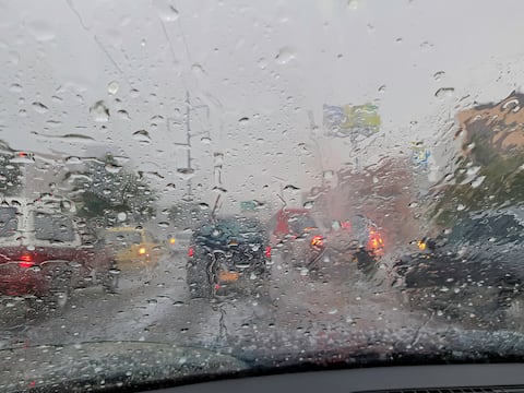 Foto de referencia de las lluvias en Bogotá