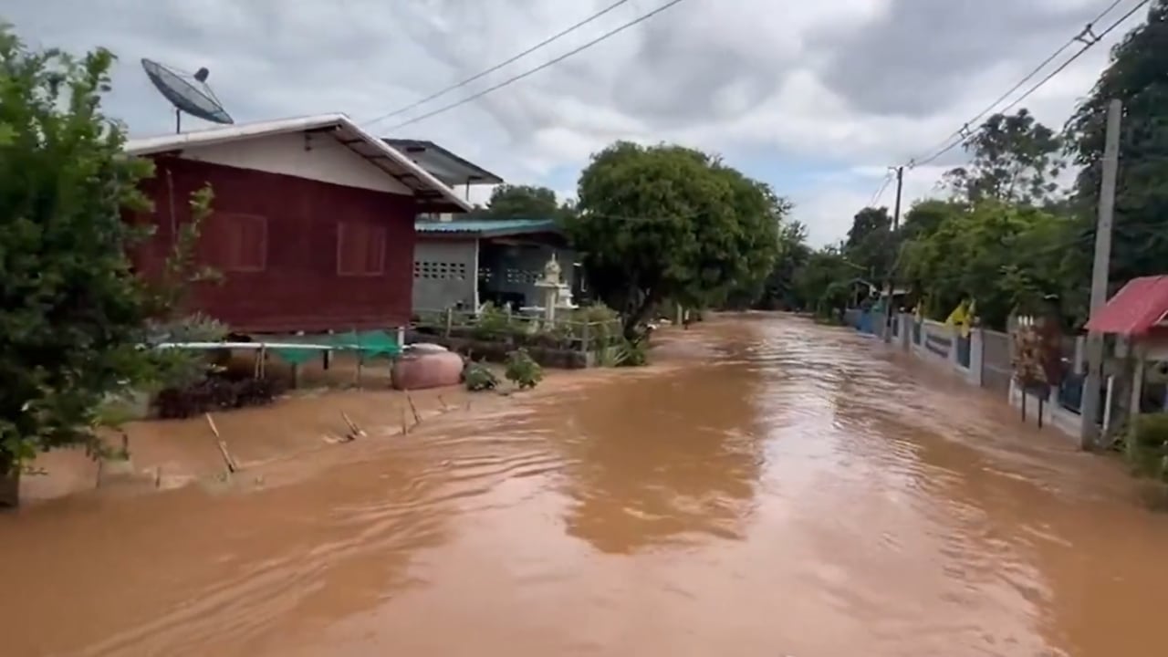 Las fuertes lluvias en Tailandia no han cesado desde la semana pasada.