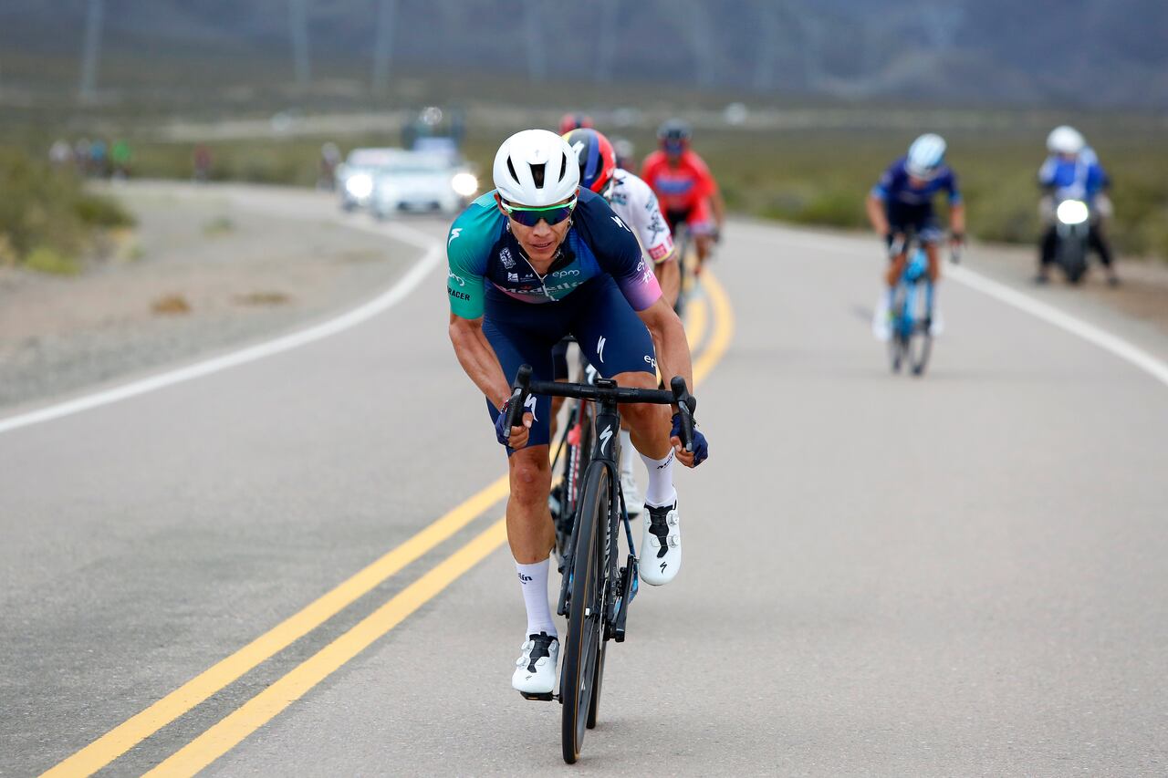 Miguel Ángel López corriendo la vuelta a San Juan