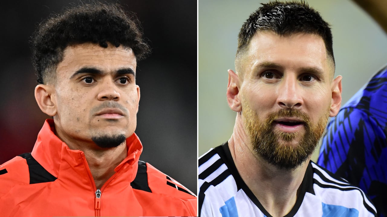 Luis Díaz y Leo Messi, dos de las figuras que asistirán a la Copa América 2024