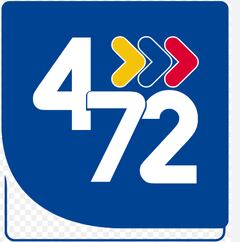 Logo del 4-72, empresa postal del Estado