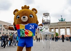 Albart, mascota oficial de la Eurocopa 2024.