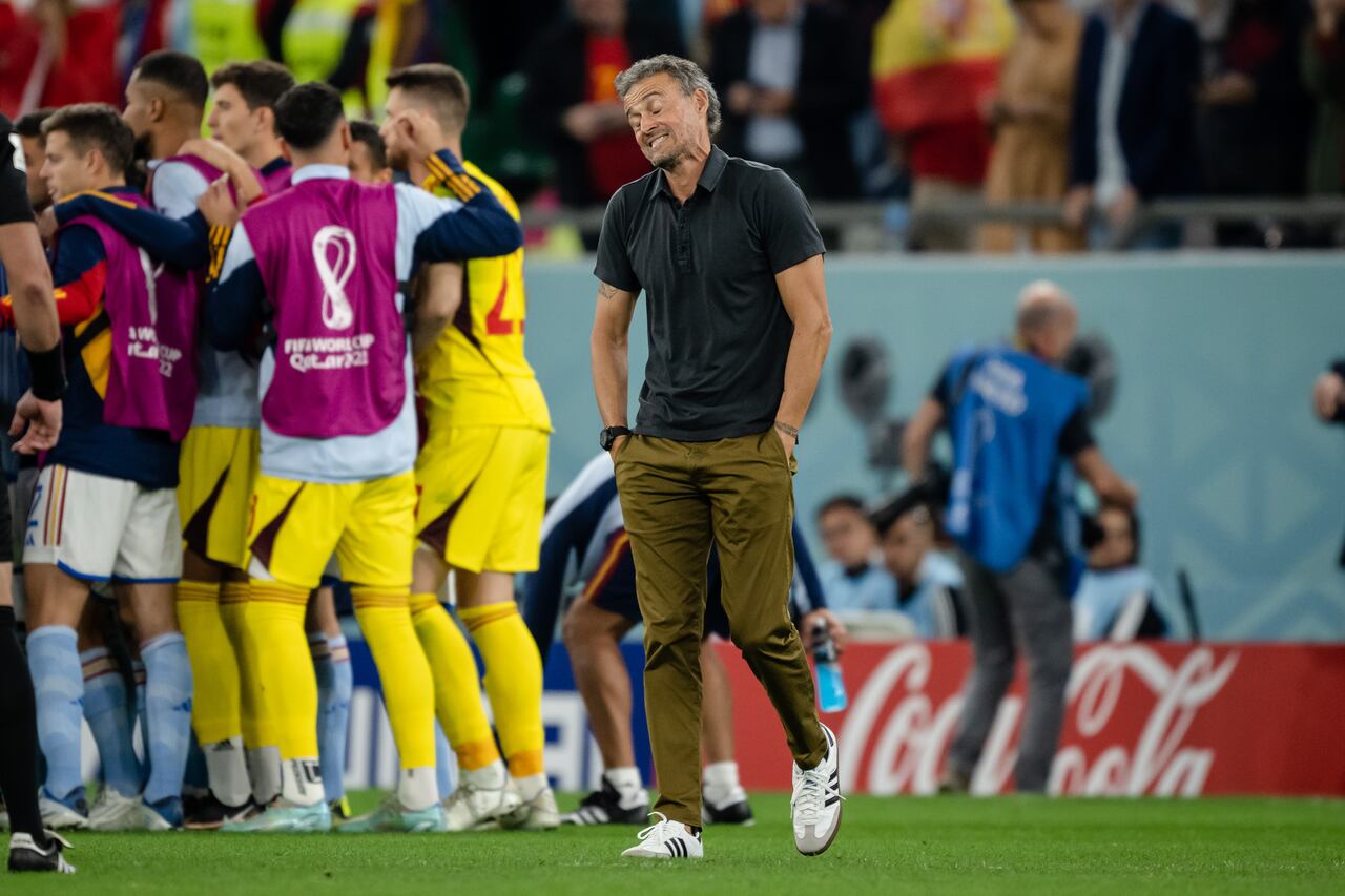 Luis Enrique, técnico de España.