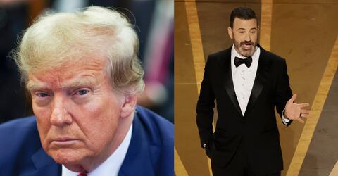 Donald Trump y Jimmy Kimmel