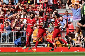 Liverpool venció a Bournemouth en la última fecha de la Premier League.