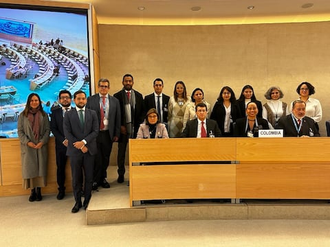 La delegación de Colombia presentó el examen en la ONU.