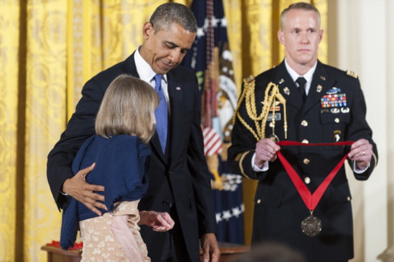 President Obama Awards the National Humanities Medal to Joan Didion