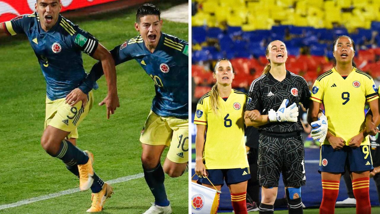 James y Falcao sintieron orgullo por la Selección Colombia Femenina