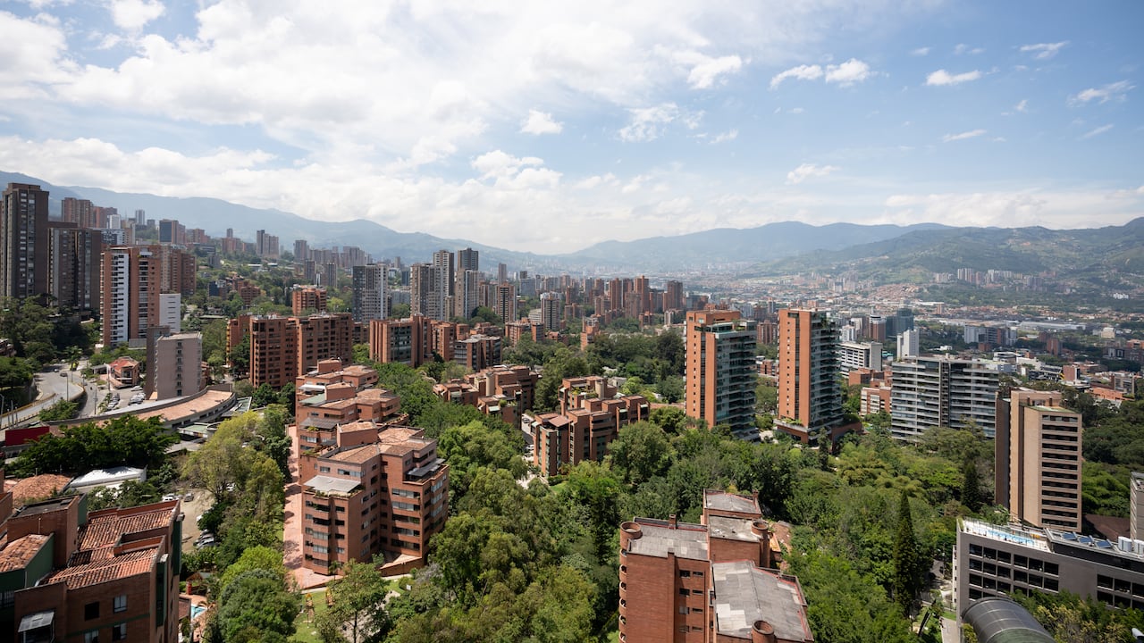 Vista de Medellin, Colombia
