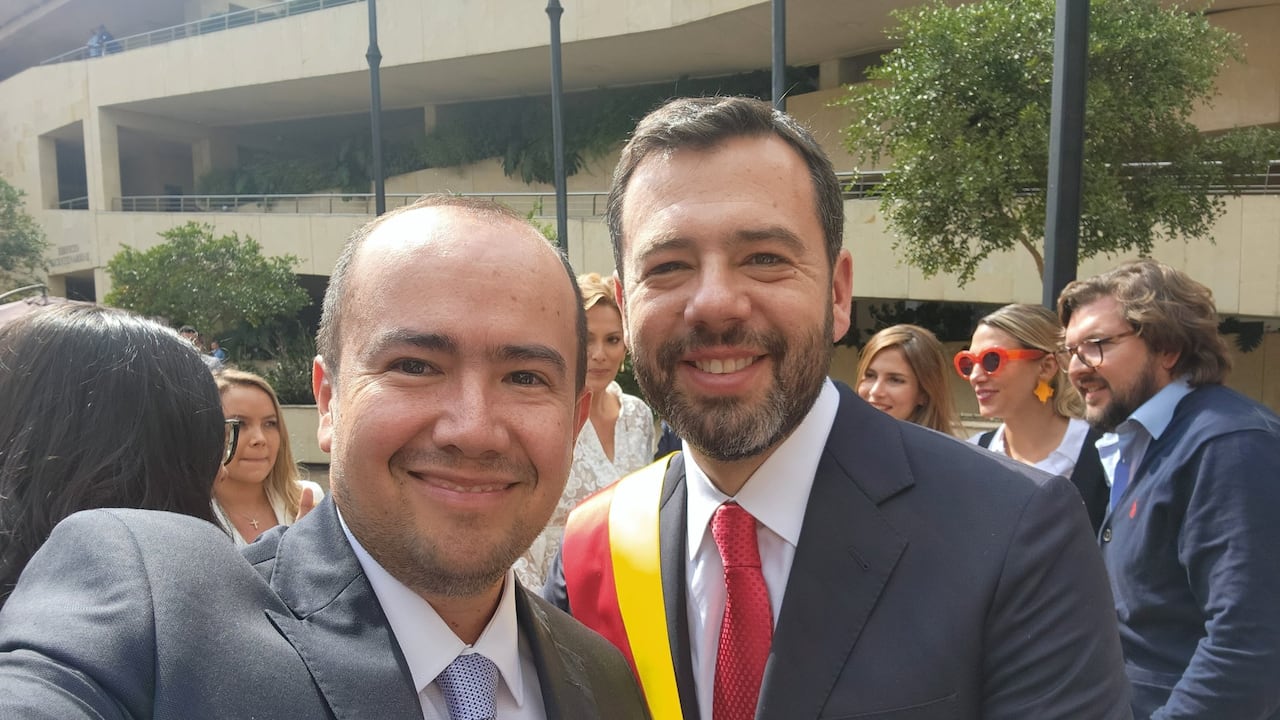 Jorge Hernán Beltrán y Carlos Fernando Galán.