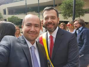 Jorge Hernán Beltrán y Carlos Fernando Galán.
