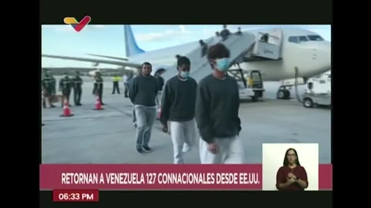 El primer vuelo de deportación estadounidense aterriza en Venezuela bajo nueva represión de Biden