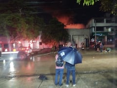 Incendio en el norte de Barranquilla.