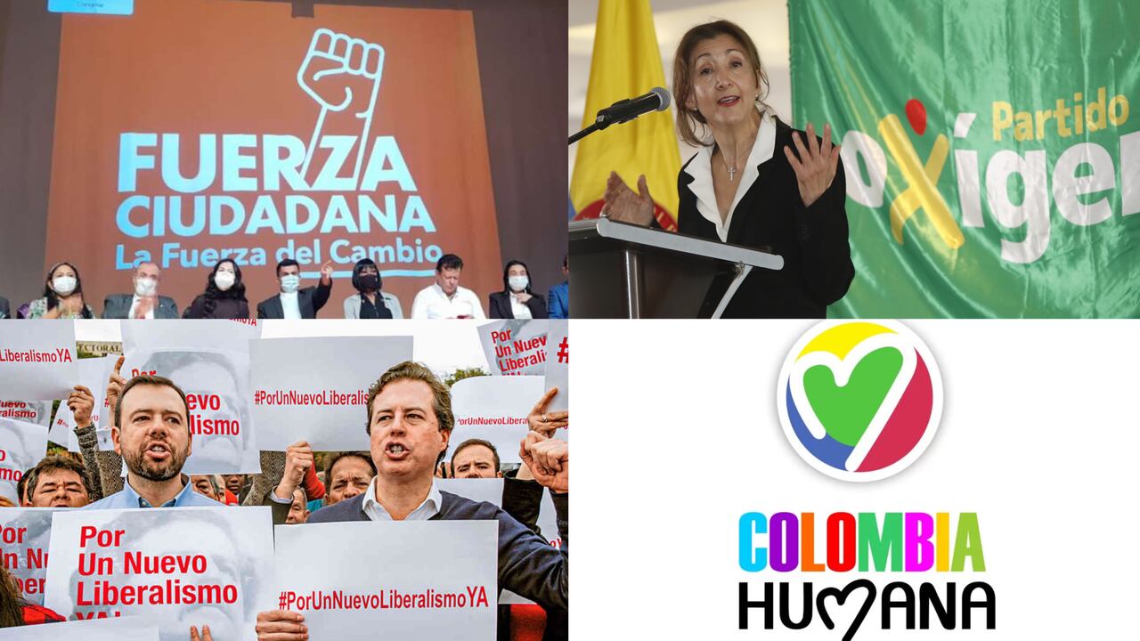Partidos como Fuerza Ciudadana, Verde Oxígeno, Nuevo Liberalismo y Colombia Humana no tenían personería hace cuatro años